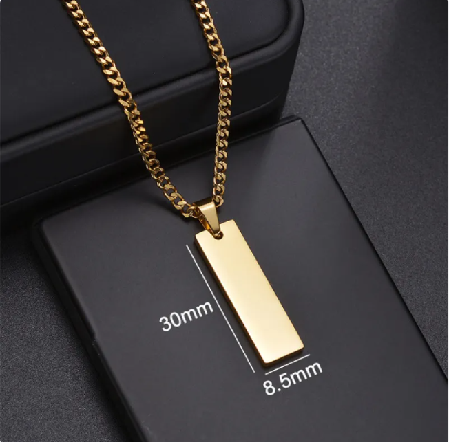 Fortis Steel Dog Tag Necklace