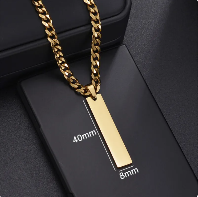 Fortis Steel Dog Tag Necklace