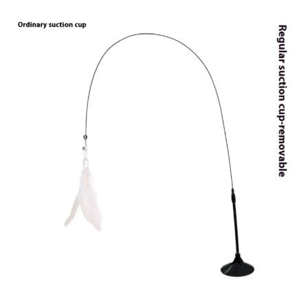 Interactive Feather Wand Teaser for Cats