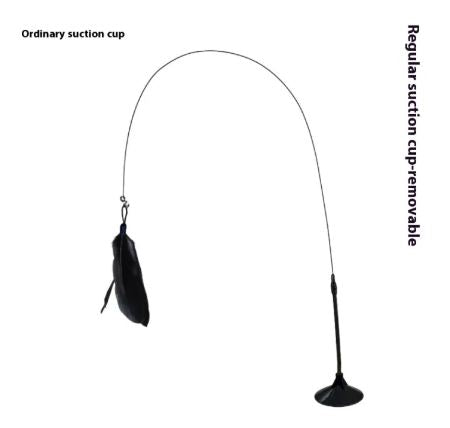 Interactive Feather Wand Teaser for Cats