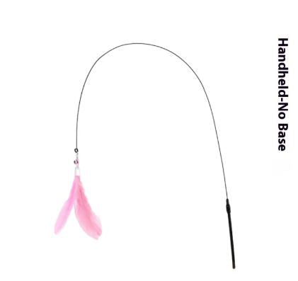 Interactive Feather Wand Teaser for Cats