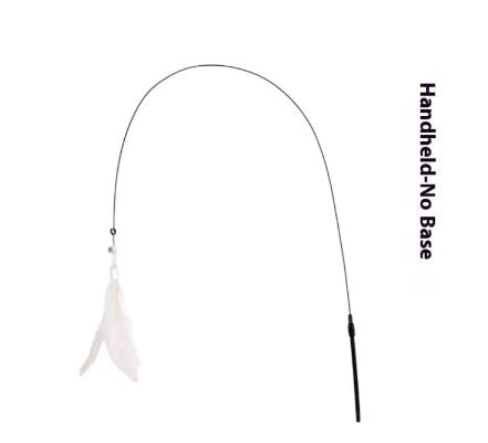 Interactive Feather Wand Teaser for Cats