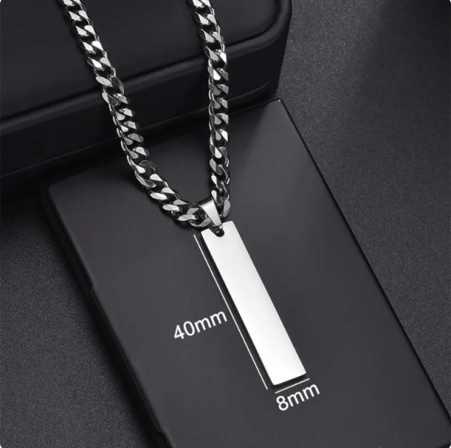 Fortis Steel Dog Tag Necklace