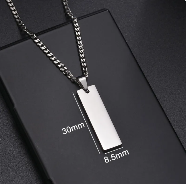 Fortis Steel Dog Tag Necklace