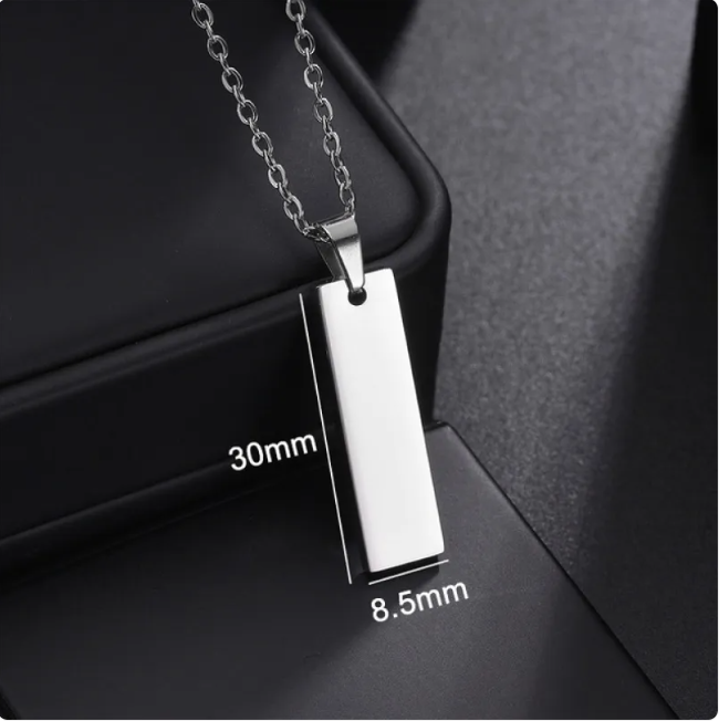 Fortis Steel Dog Tag Necklace