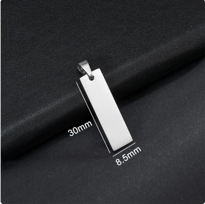 Fortis Steel Dog Tag Necklace