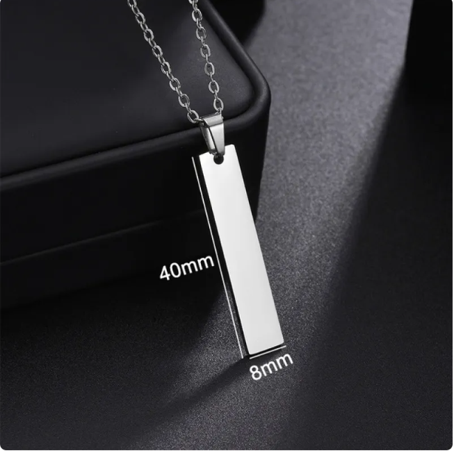 Fortis Steel Dog Tag Necklace